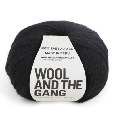 Wool and the Gang Sugar Baby Alpaca										 - 088 Space Black