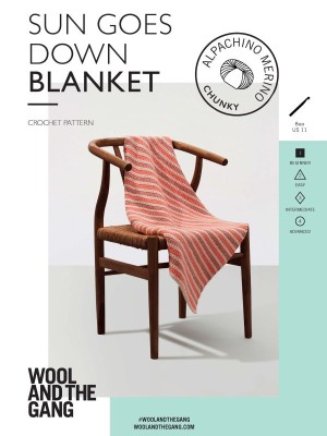 Wool and the Gang Sun Goes Down Blanket										
