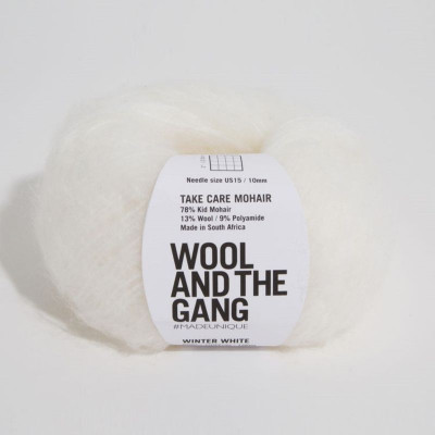 Wool and the Gang Take Care Mohair										 - 001 Winter White
