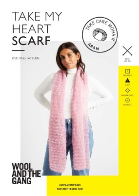 Wool and the Gang Take My Heart Scarf										