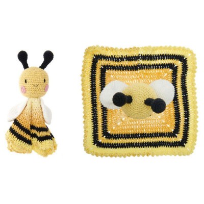 Rico Crochet Kit Ricorumi Baby Blankies										 - Bee