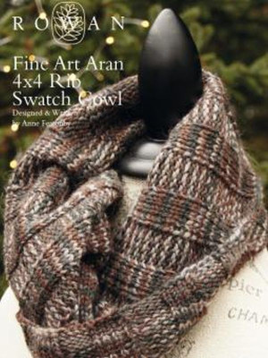 Rowan 4 x 4 Rib Swatch Cowl										