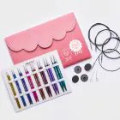 KnitPro Zing Interchangeable Circular Needle Set 5in (13cm)										 - Deluxe