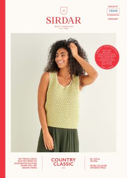 Sirdar Country Classic 10243 Crochet Sultan Stitch Vest