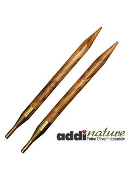 addiClick Nature Olive Wood Knitting Needle Tips
