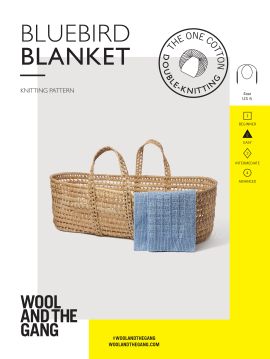 Wool and the Gang Bluebird Blanket