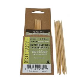 Brittany Birch 5in (13cm) Double Pointed Knitting Needles