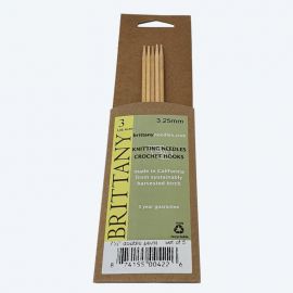 Brittany Birch 7.5in (19cm) Double Pointed Knitting Needles