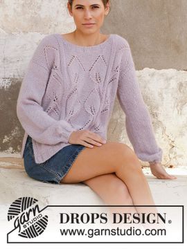 DROPS Sweet Topaz Sweater