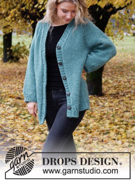 DROPS Water Point Cardigan