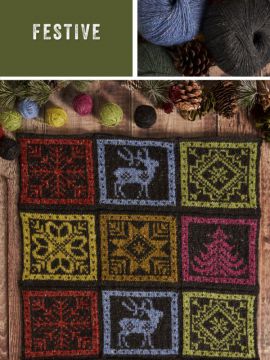 Rowan Midwinter Blanket Knit Along - Festive Yarn Bundle