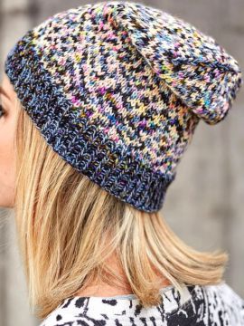 Hedgehog Fibres Glitch Hat