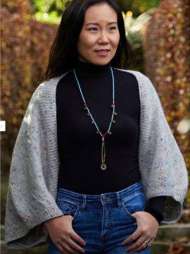 Hedgehog Fibres Tweedy Shrug