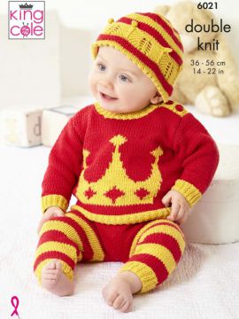 King Cole 6021 Sweater, Hoodie, Hat, Trousers, Shorts