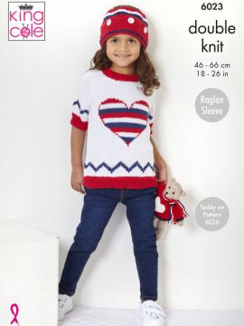 King Cole 6023 Sweater, Hoodie and Crown