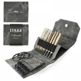 LYKKE Interchangeable 6in Crochet Hook Set Driftwood Grey