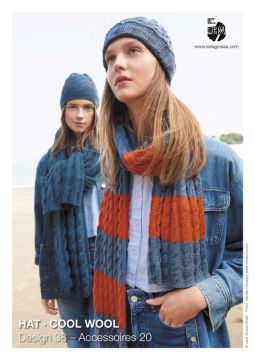 Lana Grossa - Accessoires 20 Designs 38 & 39 - Cool Wool Hat & Scarf