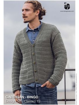 Lana Grossa - Classici 19 Design 16 - Bingo Cardigan