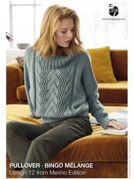 Lana Grossa - Merino Edition Design 12 - Bingo Mélange Pullover