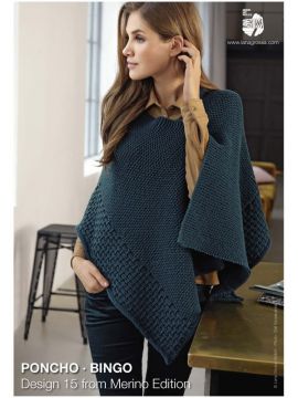 Lana Grossa - Merino Edition Design 15 - Bingo Poncho