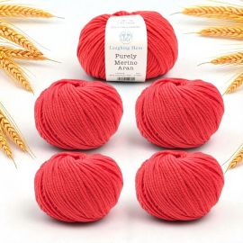 Laughing Hens Purely Merino Aran - Pack of 5 x 50g Balls