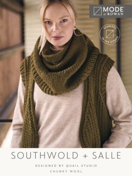 MODE at Rowan Southwold Long Waistcoat and Salle Snood