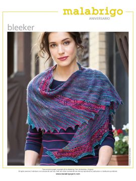 Malabrigo Bleeker Asymmertrical Shawl