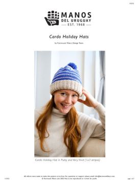 Manos del Uruguay Cardo Holiday Hat