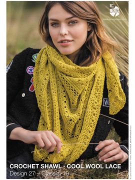 Lana Grossa - Classici 19 Design 27 - Cool Wool Lace Crochet Shawl