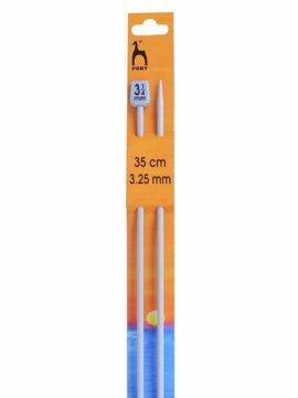 Pony Single Pointed Knitting Needles 14in (35cm)