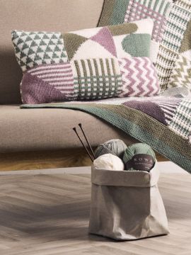 Rowan Rhythmic Knit Along (KAL) Blanket and Cushion