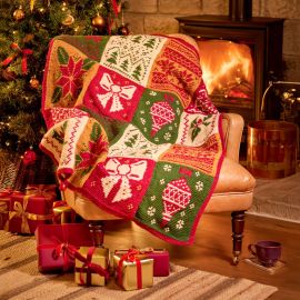 West Yorkshire Spinners Christmas Blanket Crochet Along Yarn Bundle