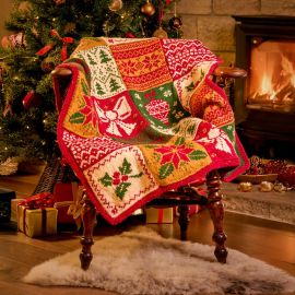 West Yorkshire Spinners Christmas Blanket Knit Along Yarn Bundle