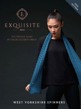 West Yorkshire Spinners Eve Fishtail Scarf