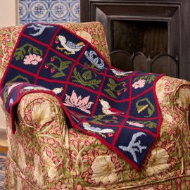 West Yorkshire Spinners Strawberry Thief Blanket Kit