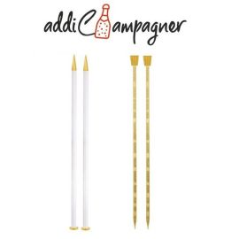 addiChampagner Single Pointed Knitting Needles 14in (35cm)