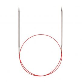 addiClassic Lace Fixed Circular Knitting Needles - Silver Tips 60in (150cm)