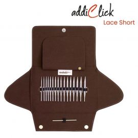 addi Click Rocket Short Tip Inter Changeable Circular Knitting Needle Set