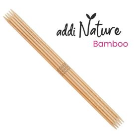 addiNature Bamboo Double Pointed Knitting Needles 20cm (8in)