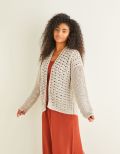 Peacock Stitch Crochet Cardigan