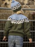 Children's Flokken Sweater - Dark Green