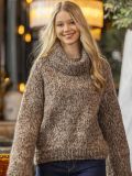 Yrsa Sweater Brown-Beige