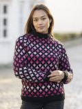 Mill Sweater Black-Multi Pink