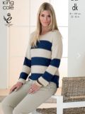 Ladies Striped Sweater