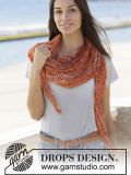 Solar Flares Shawl