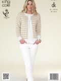 Ladies Striped Cardigan