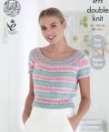 Scoop Neck Short Sleeved Top