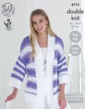 Two Colour Kimono Cardigan