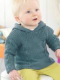 Cabled Hooded Sweater
