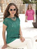 Ladies Boat Neck Lace Top